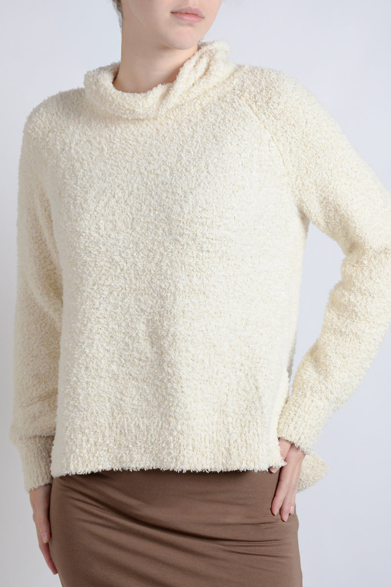 Lush Melange Slouch Neck Sweater