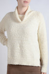 Lush Melange Slouch Neck Sweater