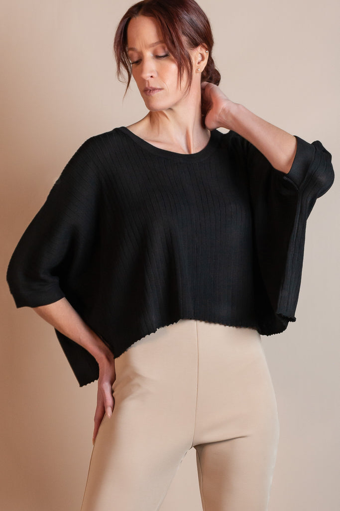 Ribbed Dolman