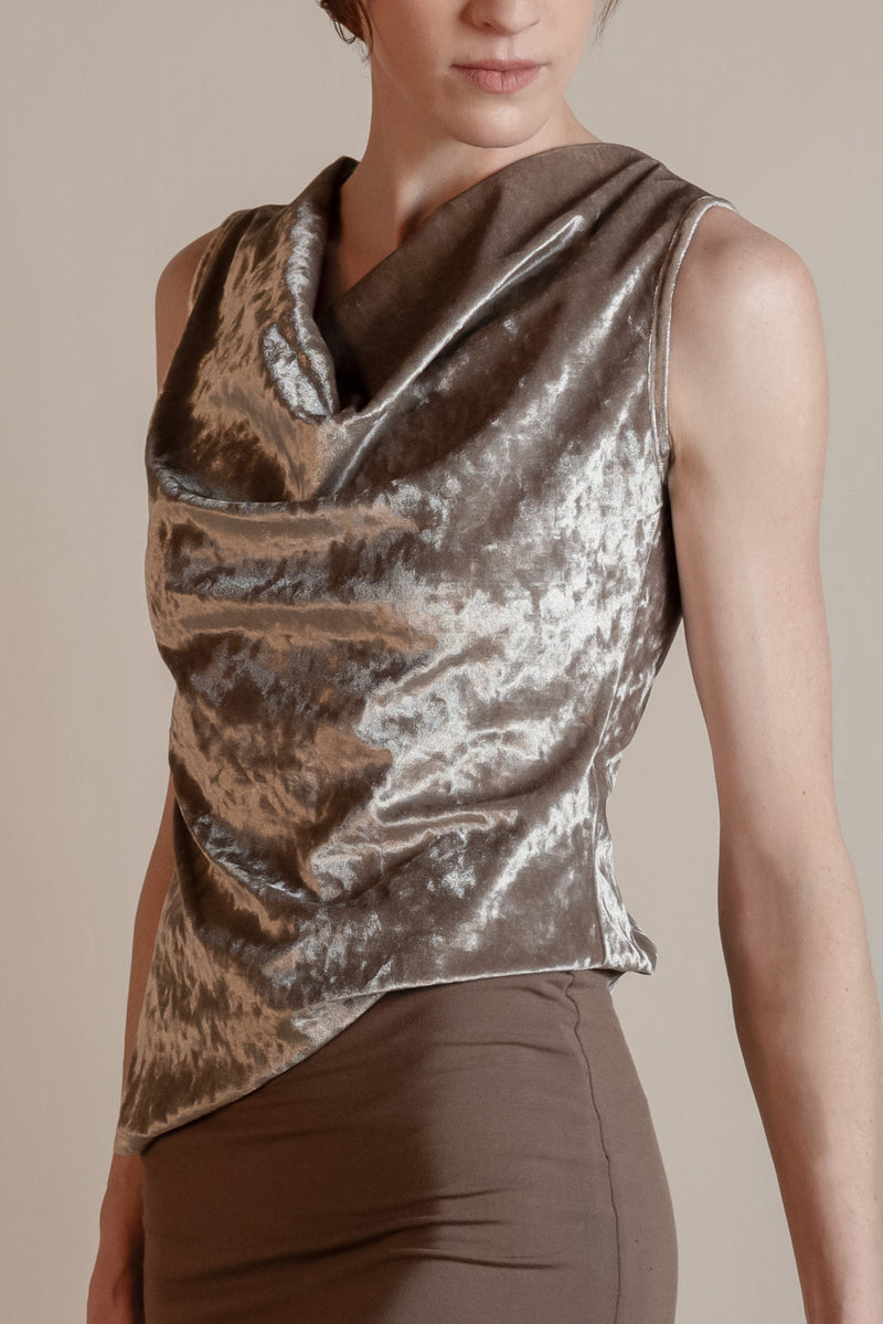 Evelyn Velvet Top