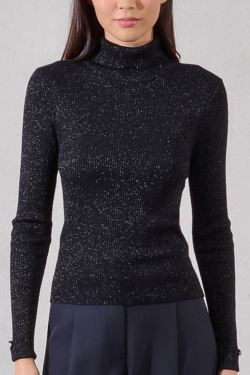 Glitter Turtleneck