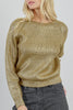 Metallic Pullover