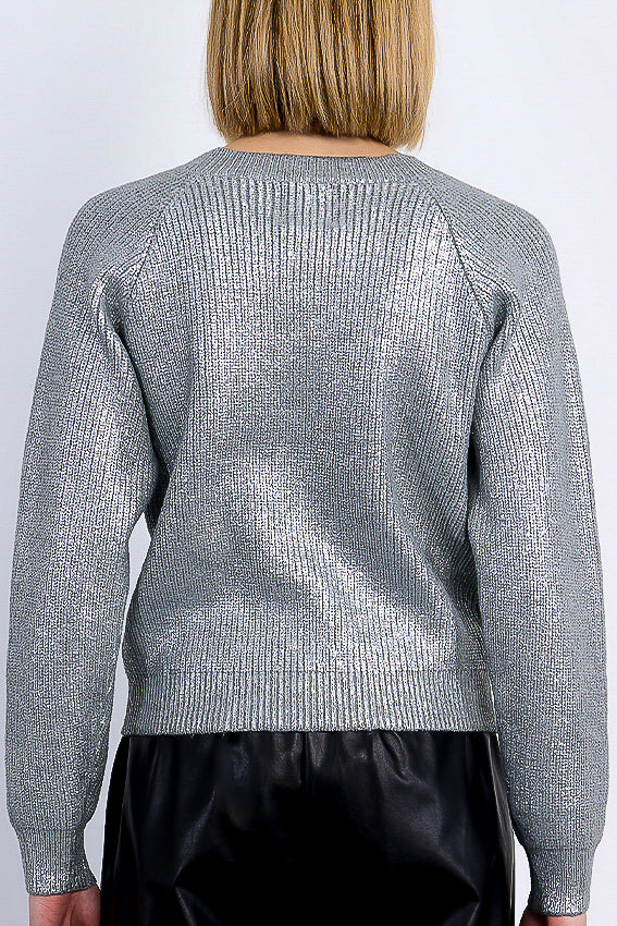 Metallic Pullover