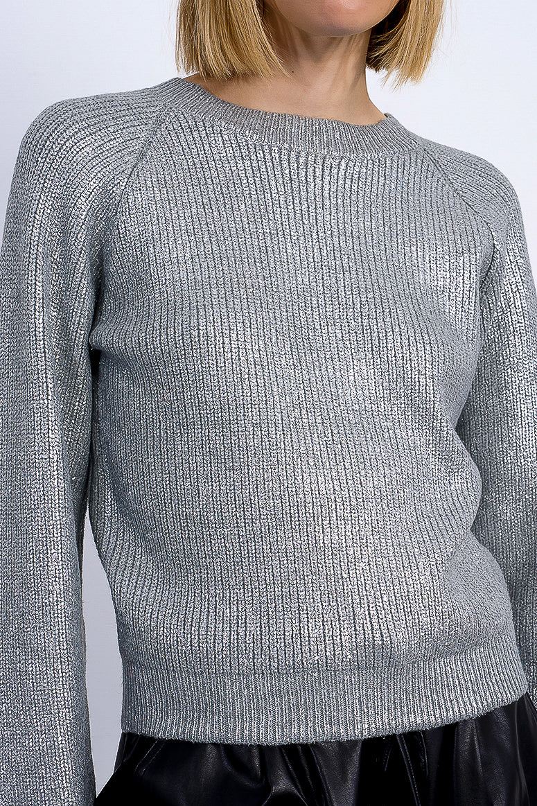 Metallic Pullover