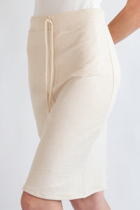 Bamboo Midi Lounge Skirt. It’s so soft, stretchy, and easy to wear all day.