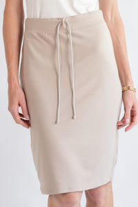 Bamboo Midi Lounge Skirt. It’s so soft, stretchy, and easy to wear all day.