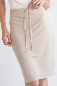 Bamboo Midi Lounge Skirt. It’s so soft, stretchy, and easy to wear all day.