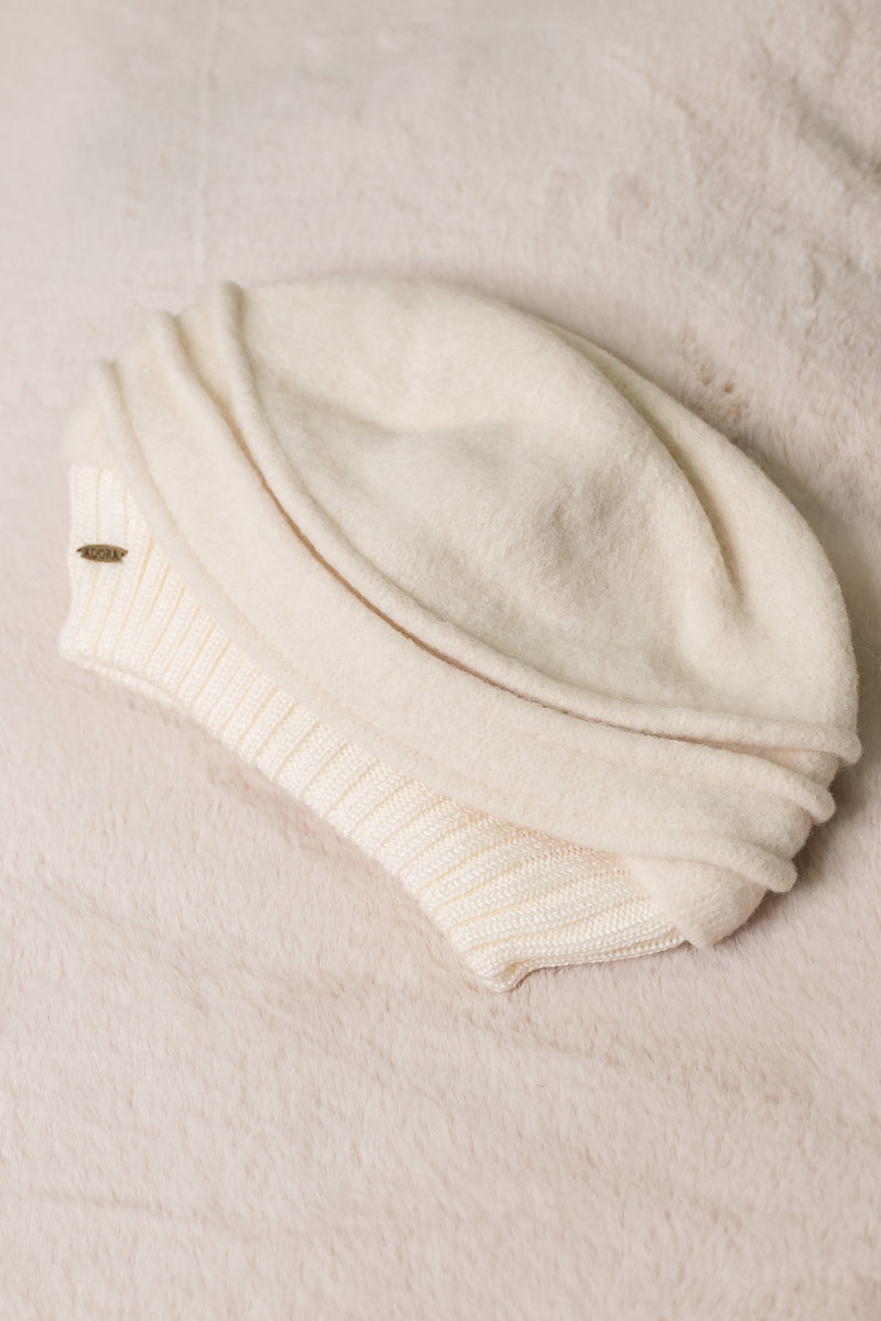 Rippled Wool Turban