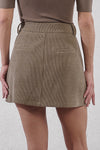 Corduroy Pleated Skort