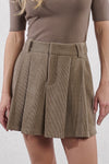 Corduroy Pleated Skort