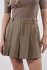 Corduroy Pleated Skort