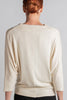 Ivory Astrid Dolman by Revir soft dolman sleeve top back view