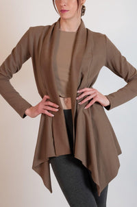 Jute Jacket in responsibly sourced bamboo cotton fleece by Revir