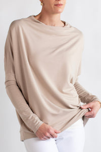 Women’s bamboo Amal top with a lightweight, breathable feel designed for everyday versatility