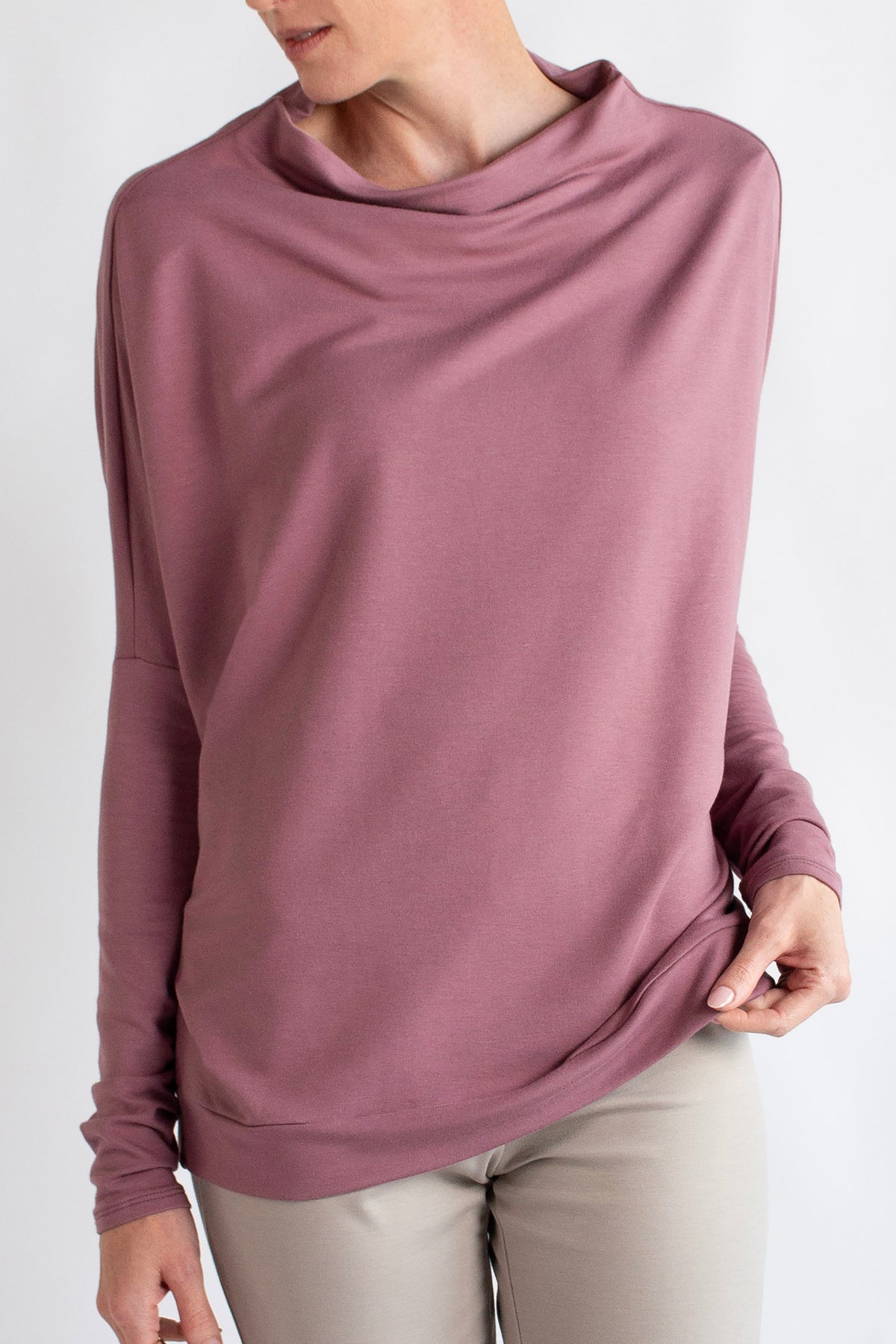 Women’s bamboo Amal top with a lightweight, breathable feel designed for everyday versatility