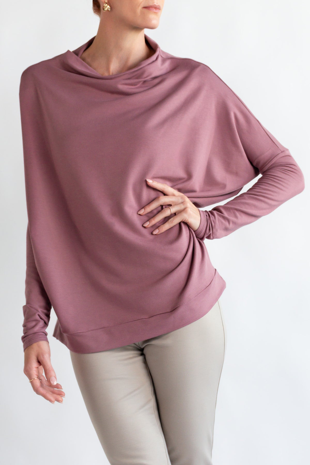 Women’s bamboo Amal top with a lightweight, breathable feel designed for everyday versatility