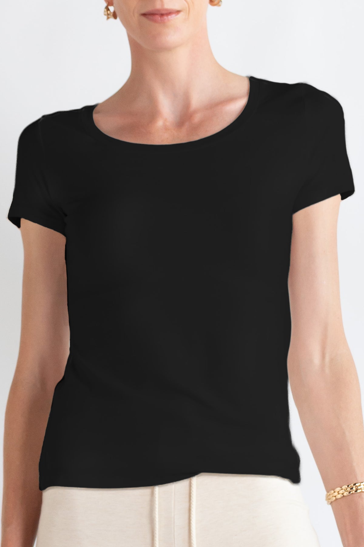 Women’s bamboo Ivy tee featuring a soft, breathable fabric and relaxed everyday fit