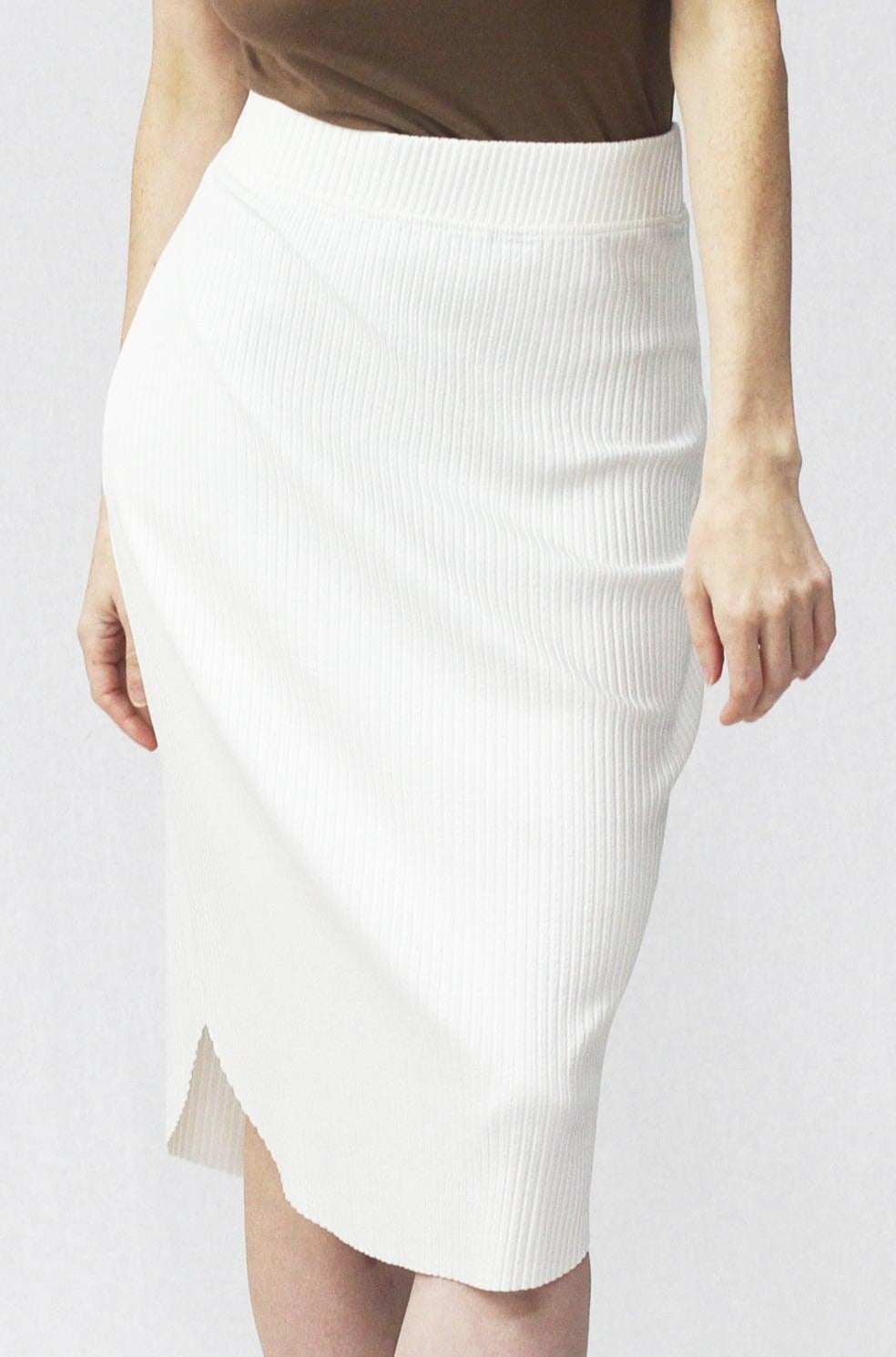 REVIR - CARA RIBBED PENCIL SKIRT