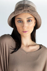 Soft Bucket Hat with Bow Accent - Revir
