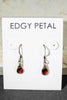 Red Teardrop Garnet Earrings - Revir