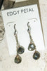 Double Chain Labradorite Earrings - Revir