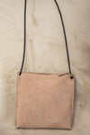 Embossed Suede Strappy Pouch - Revir