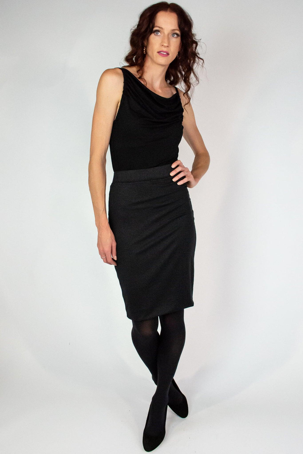 Lurex Pencil Skirt - Revir